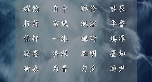 2. 那一些可炎热爱的带谦字男孩名字——一较大堆噪音版