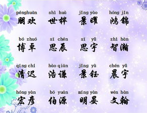 简洁生僻字：彰显个性， 不失较大气