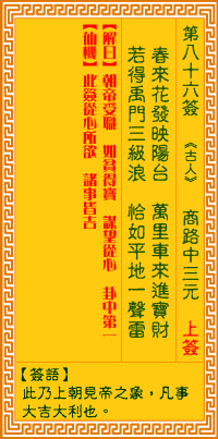 观音签49解工作去留，观音灵签58签求事业详解，如何准确解读？
