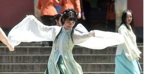 A. 款式典雅的素色汉服：才女之宿命