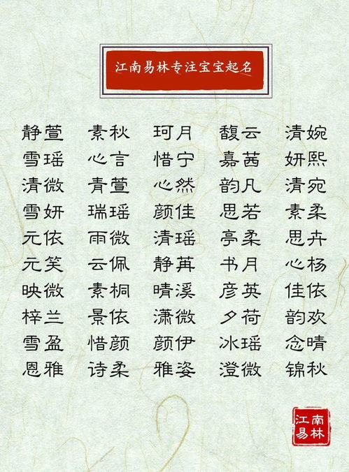 唐姓女孩灵感库