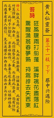 黄大仙灵签免费抽签31签，佛祖灵签改写，如何提问以形成长尾关键词？