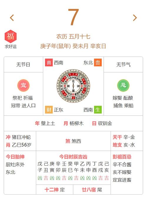 时辰宜与忌