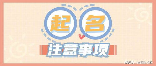 起名技巧与注意事项