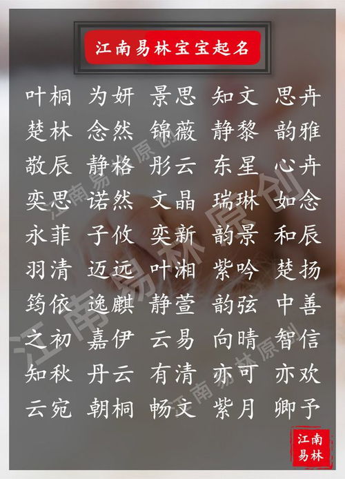 带品字的女孩名字较大全（推荐列表）