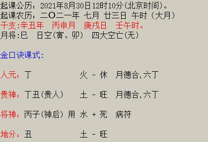 三、 四位生克关系解析