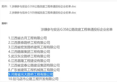 9. 广西桂秦公路工程项目有限责任公司（投标报价 440 270 897 元）及其他关键企业