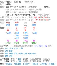 2004年农历6月16日子时出生的人，生辰八字是什么？