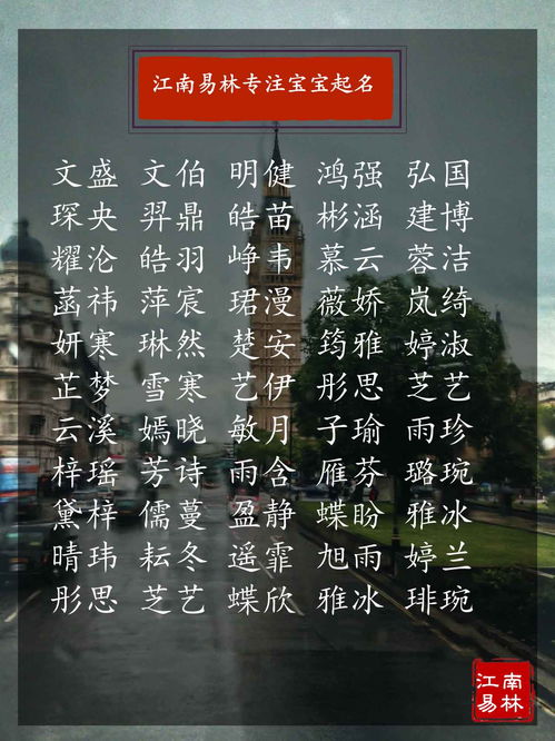创意起名方案示例
