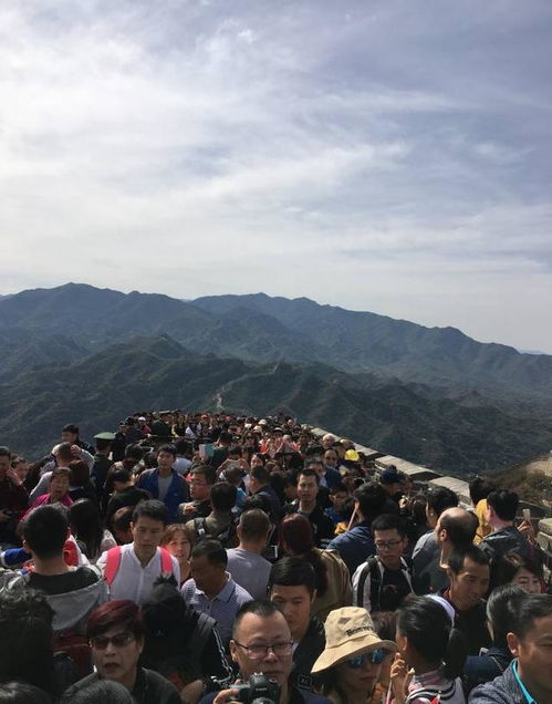 登城口：人山人海，人挤人的感觉堪比地铁高峰期。