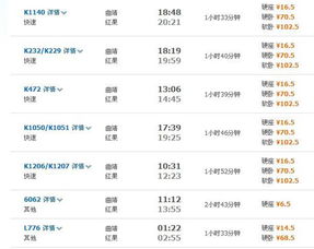 K9618次列车票价大起底
