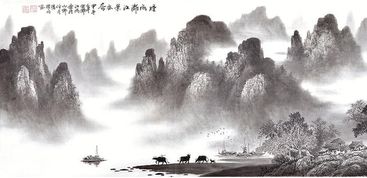 1. 风水画及山水画的应用