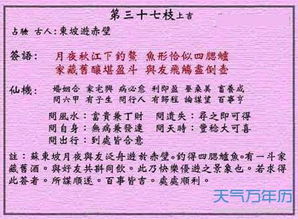 签文基本信息与初步解读