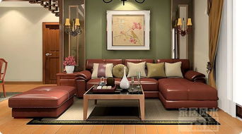 沙发摆放与靠山