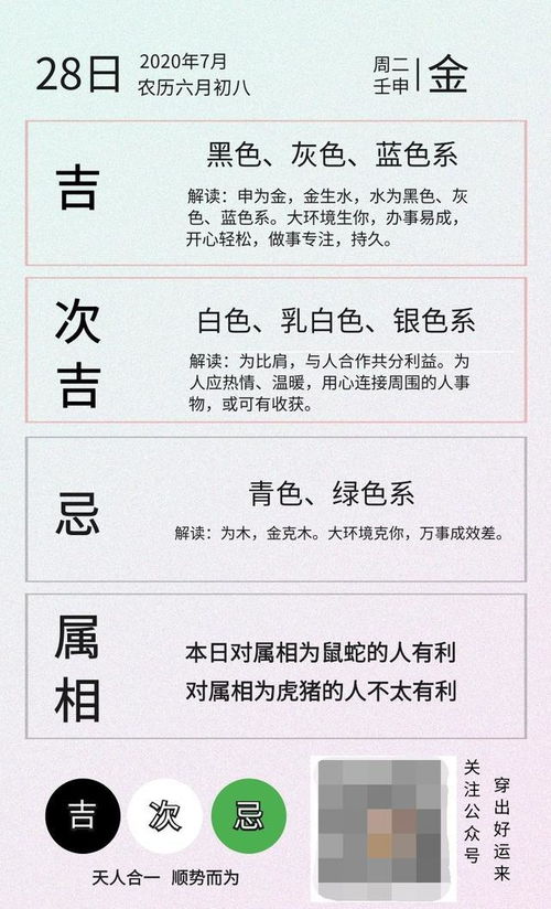 7月30日每日五行穿搭是哪一种五行风格？