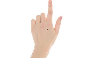 (4) 食指掌背部位之痣——社交活跃且易获合作机会