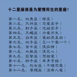 哪个星座在渣男排行榜上位列第一，被认为是渣男之首呢？