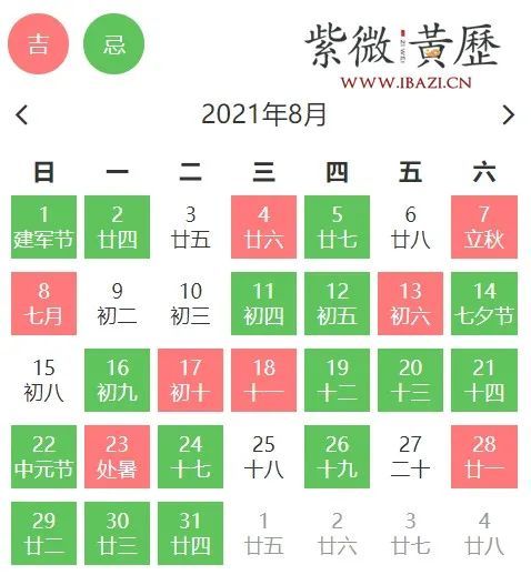 2026年八月初八和四月初八分别是黄历吉日吗？
