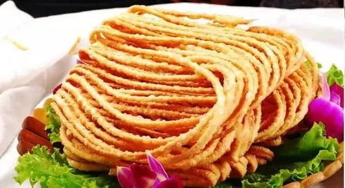 1. 馓子——象征枝散叶茂的油炸面食