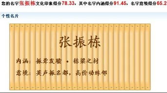 姓名学分析