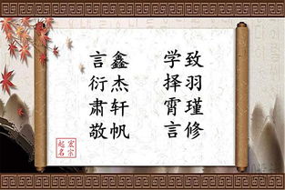 怎样巧妙地将羽字融入到名字中？