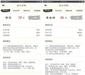 2. 姓名测试软件：