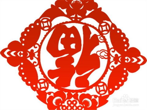2）伴随动作—剪纸折扇