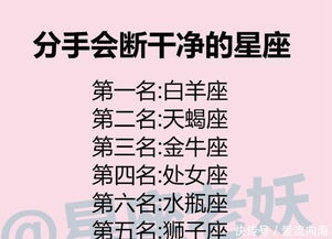 哪个星座组合最容易因誓言骗人而轻易分手呢？