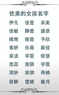一、  名字的“灵魂”：音韵与寓意