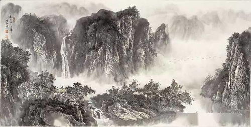 1. 山水画：宁静致远的意境