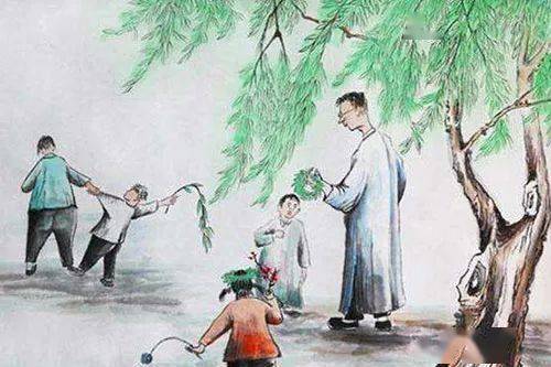 三、 踏青插柳等春游习俗：更多元文化底蕴交织