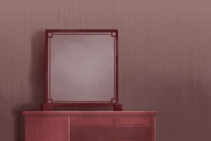1. 镜子挂在门外：构建防御煞气的第一道屏障