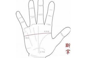 一、 手相学基本概念及右手断掌的定义