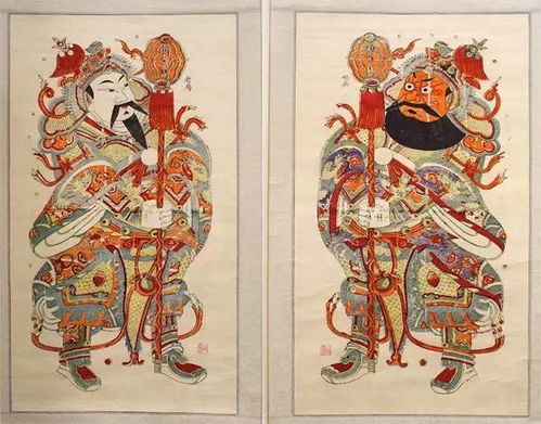 門神的类型與功能：從驱邪避害到祈福增瑞