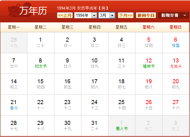 1994年属什么生肖？生肖年划分有何含义？