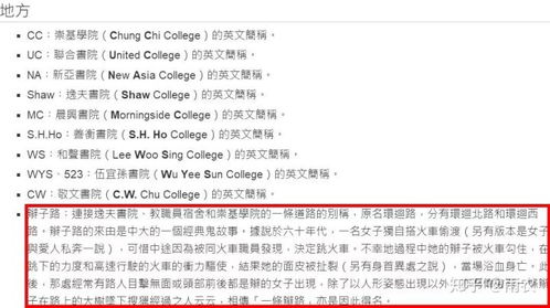 1) 港中大校园内外的共通性观察