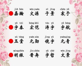 三、 黄家小子起名指南