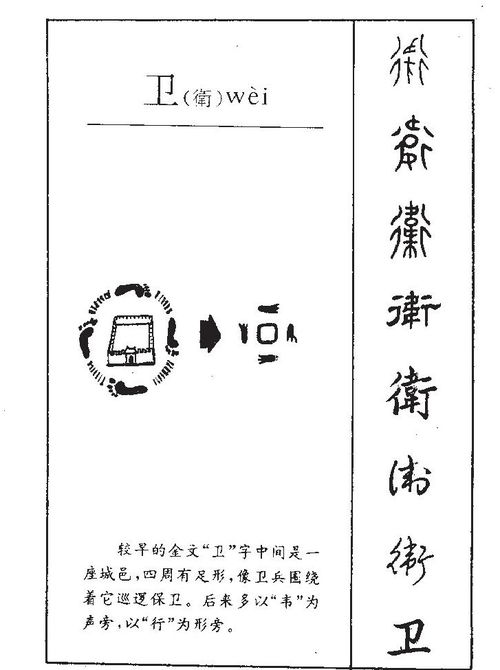 卫字取名有什么美好的寓意？
