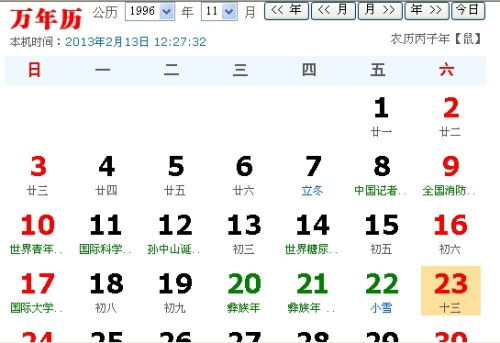 阴历十月十三对应的阳历星座是哪个？