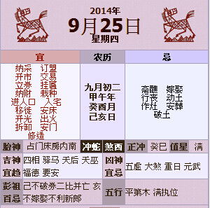 老黄历与八字排盘的应用