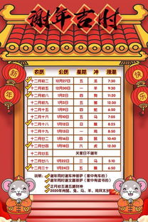 2026年有哪些谢年吉日可以参考？