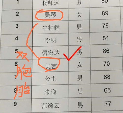 傅曹双姓双胞胎起名须知