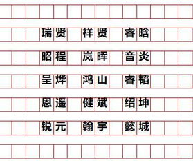 一、 起名的基本原则