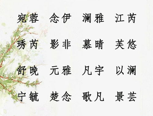唐诗宋词中的姜姓女孩名字灵感
