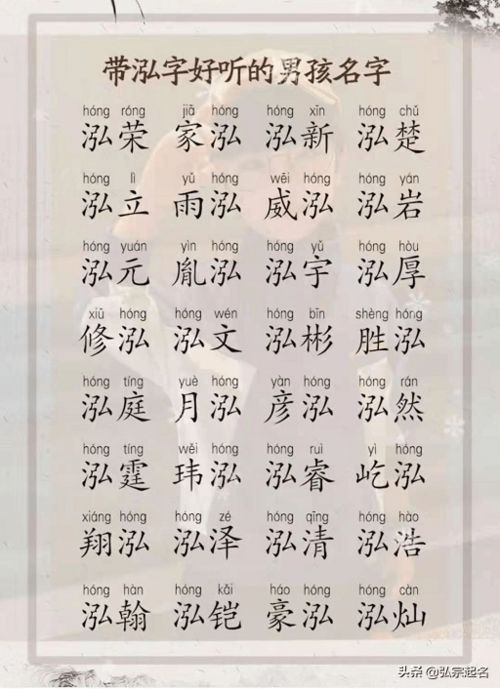 男孩取名推荐