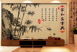 如何解读家和万事兴旺财风水画的左右布局？