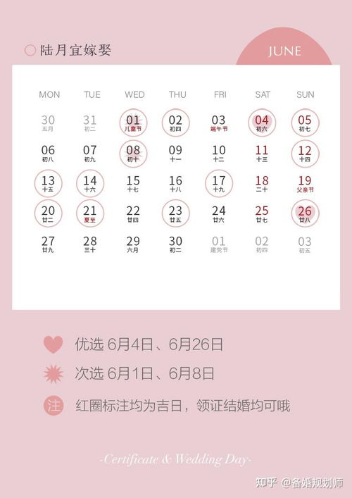 领证吉日老黄历上标注的黄道吉日是哪一天？