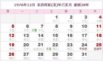 1976年农历润了几月？农历万年历查询结果是什么？