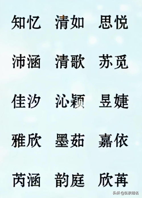 一、  魏姓女孩取名：咱得瞅准点儿