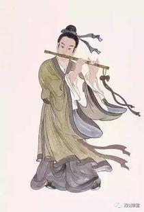 韩湘子：横笛（笛子）
